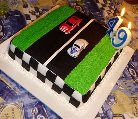 Drag Racing Cake On Cake Central Car Themed Parties Cars Birthday