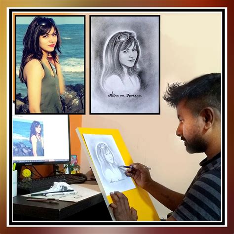 We Offering Handmade Pencil Art Drawing Which Is The Best T For All
