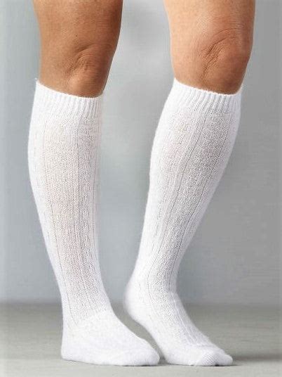 Knee High Socks White Resident Essentials