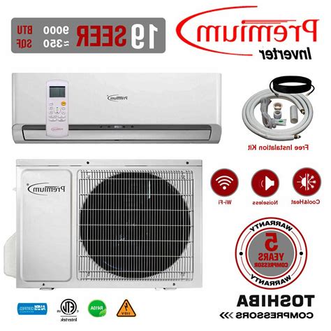 9000 BTU Air Conditioner Mini Split 19 SEER