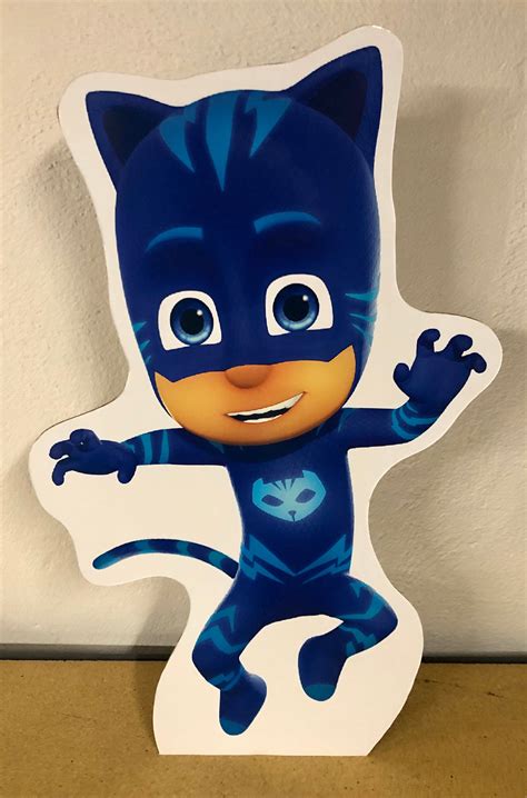 Pj Masks Characters Party Prop Cut Outs Listing Price For 1 Etsy