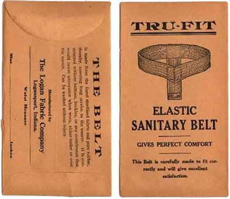 Tru Fit Elastic Sanitary Belt At The Museum Of Menstruation And Womens