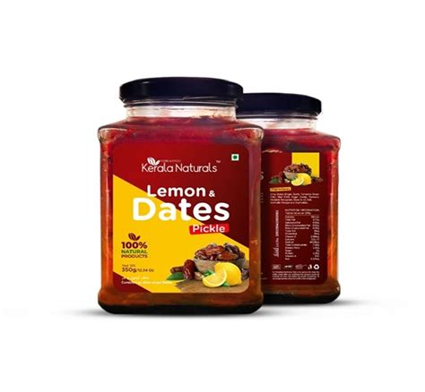 Buy Lemon And Dates Pickle Online From Kerala Naturals At Best Price