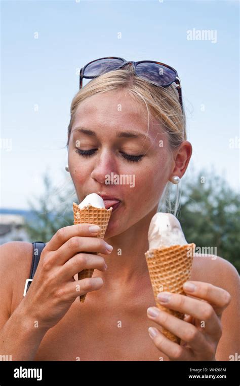 Licking Ice Cream Telegraph