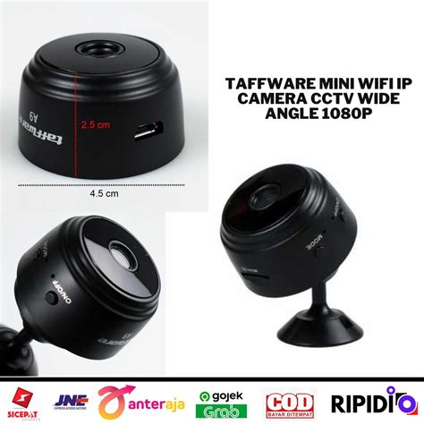 Jual Mini WiFi IP Camera CCTV Wide Angle 1080P Taffware Shopee Indonesia
