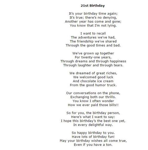 Nice 21st Birthday Verse By Chloe Mcewen Well Done Chloe Birthday