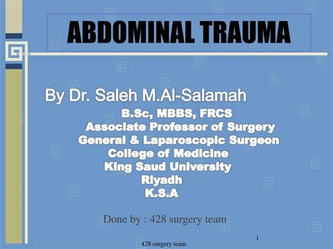Ppt Abdominal Trauma Powerpoint Presentation Free Download Id4535148