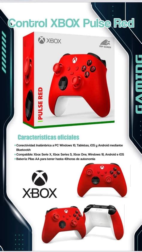 Control Xbox Wireless Controller Series Xs Pulse Red Juegos De Video