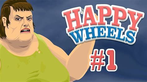 Прохождение игры Happy Wheels скоростной человек 1 Youtube