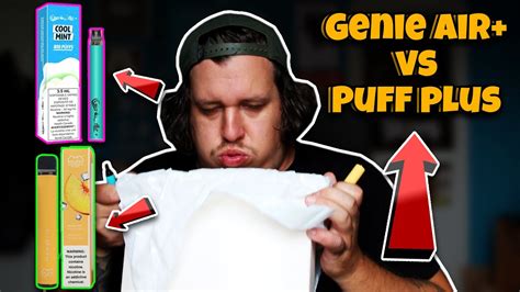 Genie Air Vape Vs Puff Bar Plus Review Vomit Warning Youtube