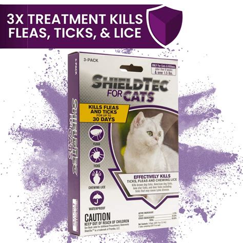 Reviews Shieldtec Flea And Tick Prevention For Cats Kills Chewing Lice