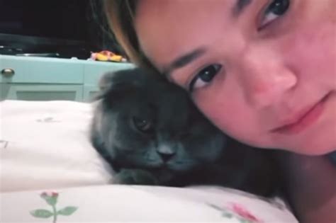 Angelica Panganiban Introduces Lockdown Companions Her Cats Abs Cbn News