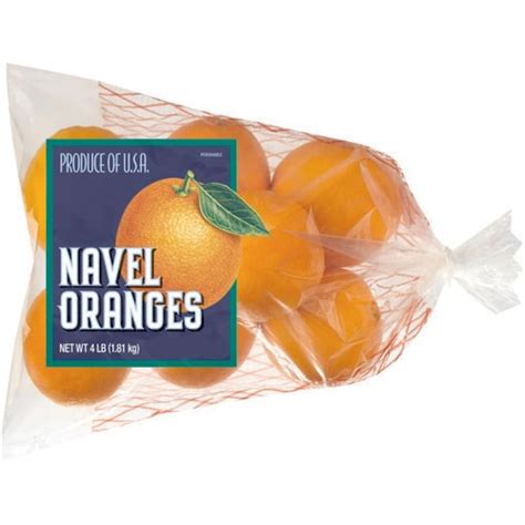 Navel Oranges Bag 4 Lb Harris Teeter