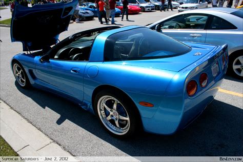 Blue C5 Corvette