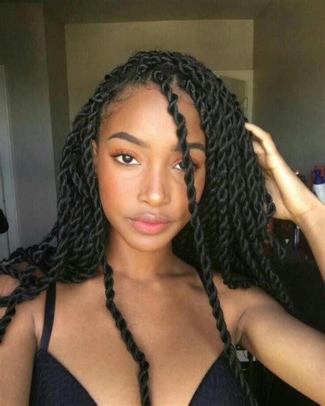 Packing gel styles/ponytail styles for cute … Pin by Beverly on PROTECTIVE STYLES in 2020 | Twist braid hairstyles, Twist hairstyles, Braided ...