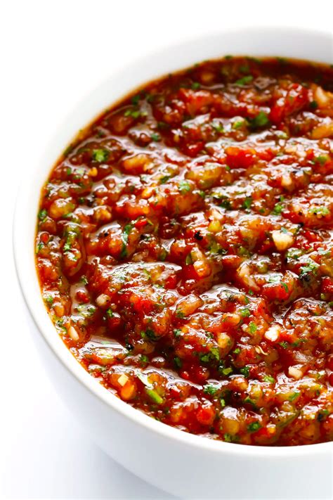 Salsa roja or salsa de mesa or salsa mexicana. Restaurant Style Salsa Recipe | Gimme Some Oven