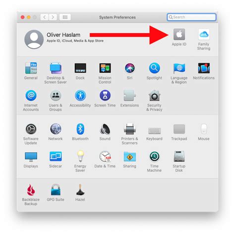 How To Access Icloud Settings And Apple Id In Macos Catalina