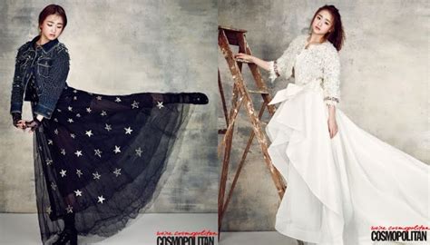 Son Yeon Jae Models F W Fashion Clothes For Cosmopolitan