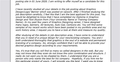 In order to organize a perfect upwork proposal, one should not miss this cover letter sample of web designing. Upwork Cover Letter Sample For Graphic Designer ...