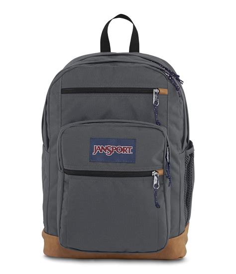A water bottle pocket, 3 front zipper pockets, 15\ laptop sleeve & 2 large main compartments easily carry your gear. Jansport Cool Student Backpack