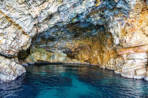 The Famous Caves Of Votsi Beach Area In Eastern Alonissos As Seen