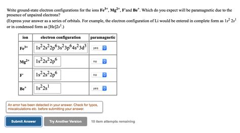 Solved Write Ground State Electron Configurations For The Chegg Com