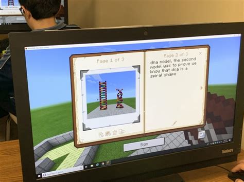 Accessible Learning In The Biology Classroom Minecraft Education