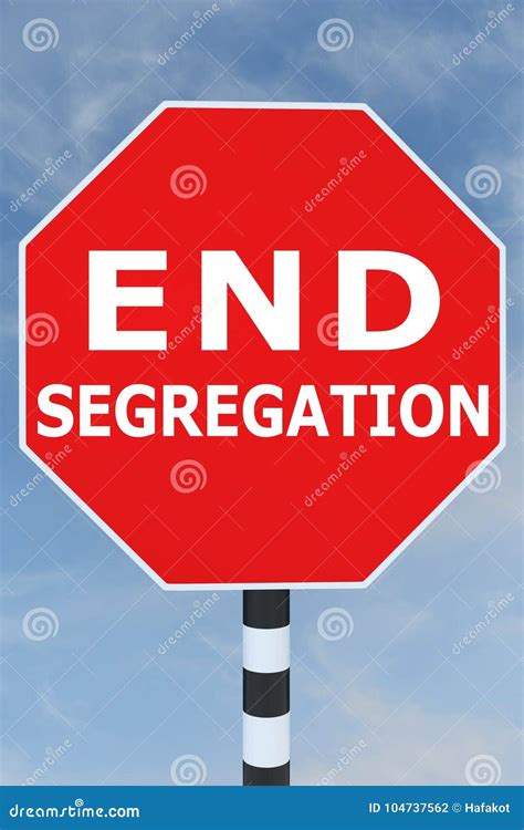 End Segregation Concept Stock Illustration Illustration Of Protective
