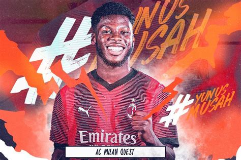 Ac Milan Resmi Perkenalkan Yunus Musah