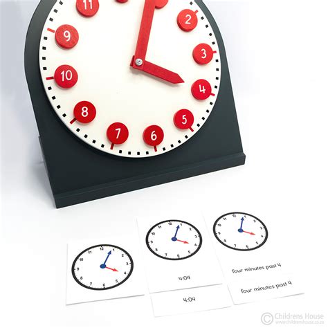 Clock Activity One Minute Childrens House Montessori Materials