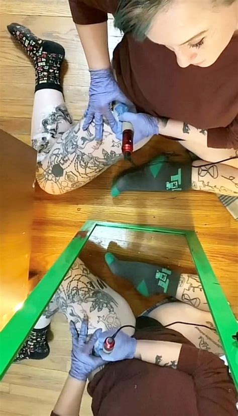 mum plans to tattoo every inch of her body with designs requested by strangers us news metro