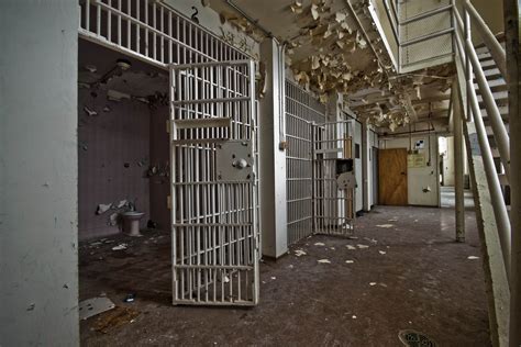 Prisoer Cells Inside An Abandoned Maximum Security Prison In Ontario