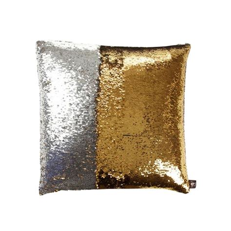 Mermaid Pillow Cover Goldsilver Change Color Sequins Cushion Inverted