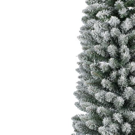 7ft Snowy Pencil Pine Kaemingk Everlands Christmas Tree At15