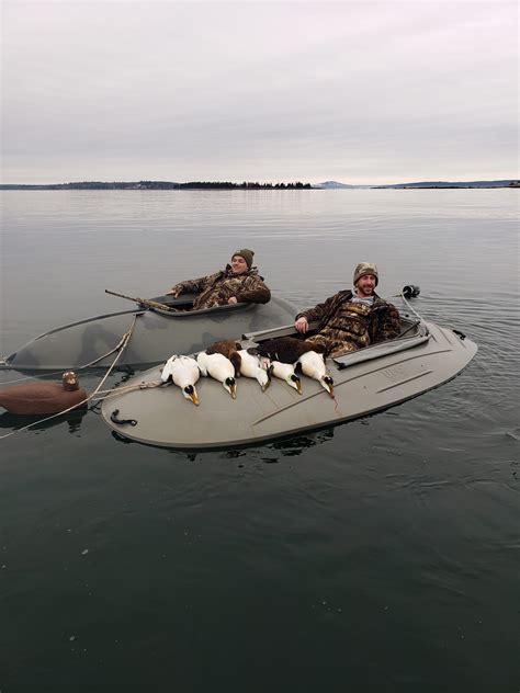 Banks And Waterworks Layout Duck Hunting Boats On Maine Coast Canoe