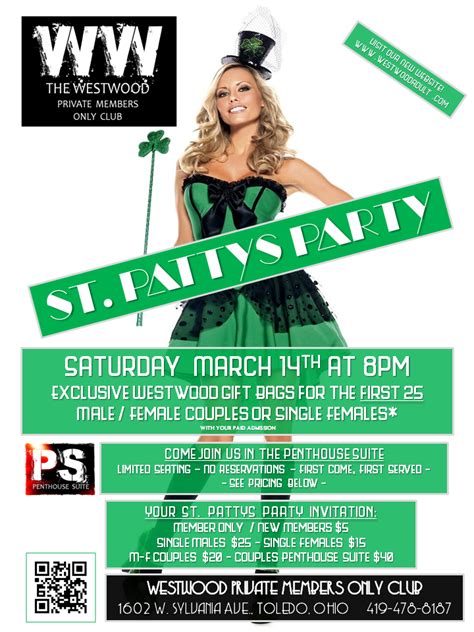 Dr Emilio Lizardo S Journal Of Adult Theaters Upcoming Event Tonight St Patty S Party At