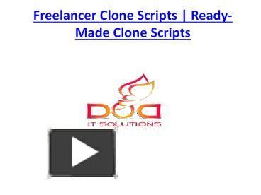 Ppt Freelancer Clone Scripts Ready Made Clone Scripts Powerpoint