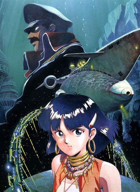 Nadia The Secret Of Blue Water Promotional Artwork Anime Anime Art