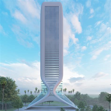 A Series Of Futuristic Skyscraper Concepvisualization