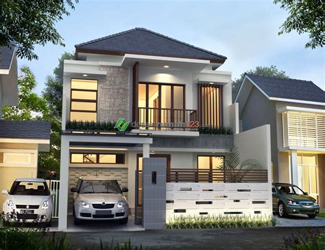 3 pilihan desain untuk lantai atas pada rumah 2 lantai. 49+ Info Baru Rumah Minimalis 2 Lantai Model Bali