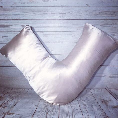 Tri Boomerang V Shape Pillowcase In Mulberry Silk Momme Etsy Australia
