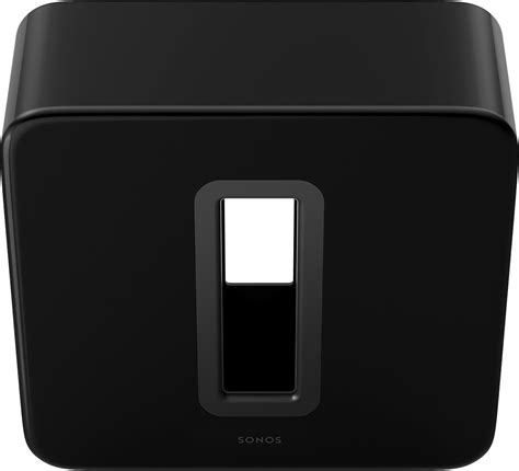 Customer Reviews Sonos Sub Black Wireless Subwoofer For Compatible