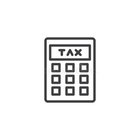 Individual taxpayers resident in the 50 states or the district of columbia, and is not applicable to trusts, estates, corporations or persons subject to special rules under federal, state or. Tax Calculator Icon, Outline Style Stock Vector ...