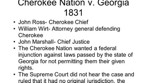 ⚡ Supreme Court Case Cherokee Nation V Georgia Cherokee Nation Vs