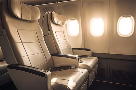 Premium Ai Image Empty Leather Comfortable Chairs Of Business Class