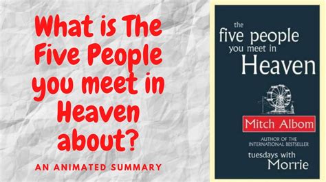 The Five People You Meet In Heaven By Mitch Albom Youtube