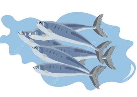 Desain Elemen Kartun Ikan Laut Ikan Asin Vektor Segar Png Dan Vektor