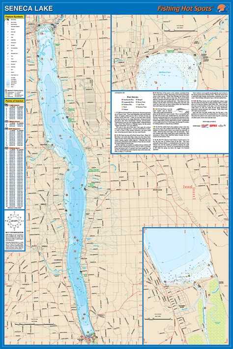 Seneca Lake Fishing Map