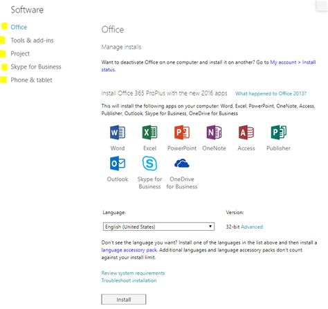 Office 365 Install Software From The Office 365 Portal The Marks