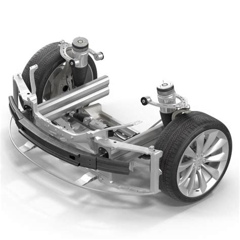 3d Model Tesla Model S Front Suspension 3d Molier International